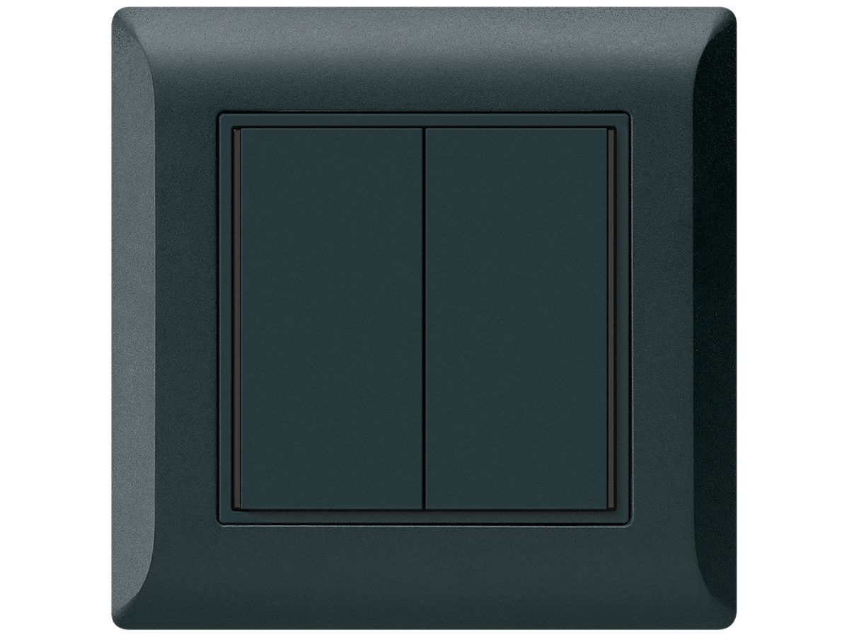 UP-Taster KNX KLI 2×Tasten 4×Betätigungspunkte LED schwarz
