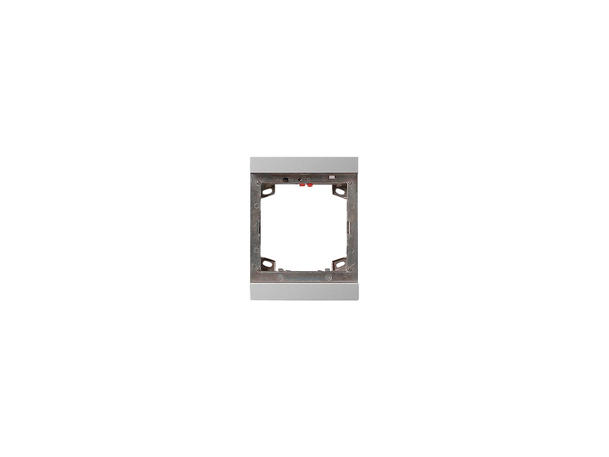Montagerahmen Siedle, aus Zink-Druckguss, 1 Funktionsmodul, silber