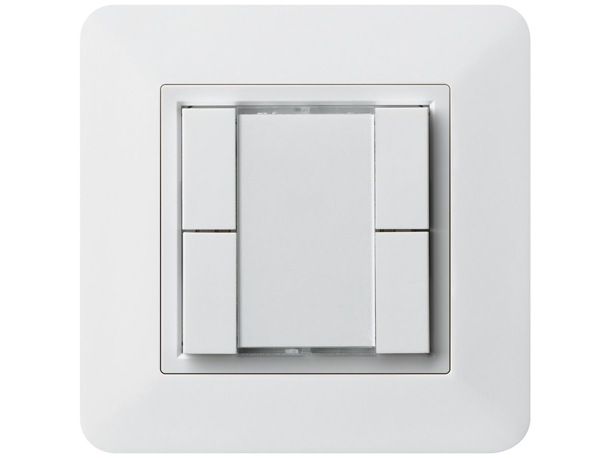 UP-Universaltaster 4×kallysto.trend mit LED weiss