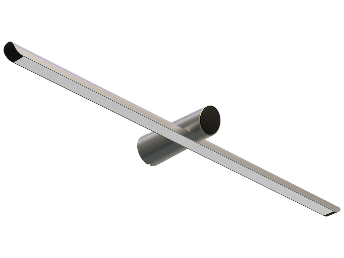 LED-Wandleuchte DOTLUX SKYLAR 1×9.5W 3000K DIM direkt 900×181×67mm silber