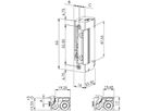 Türöffner BSW B3010--K, 10…24VUC, stromlos geschlossen, Radiusfalle