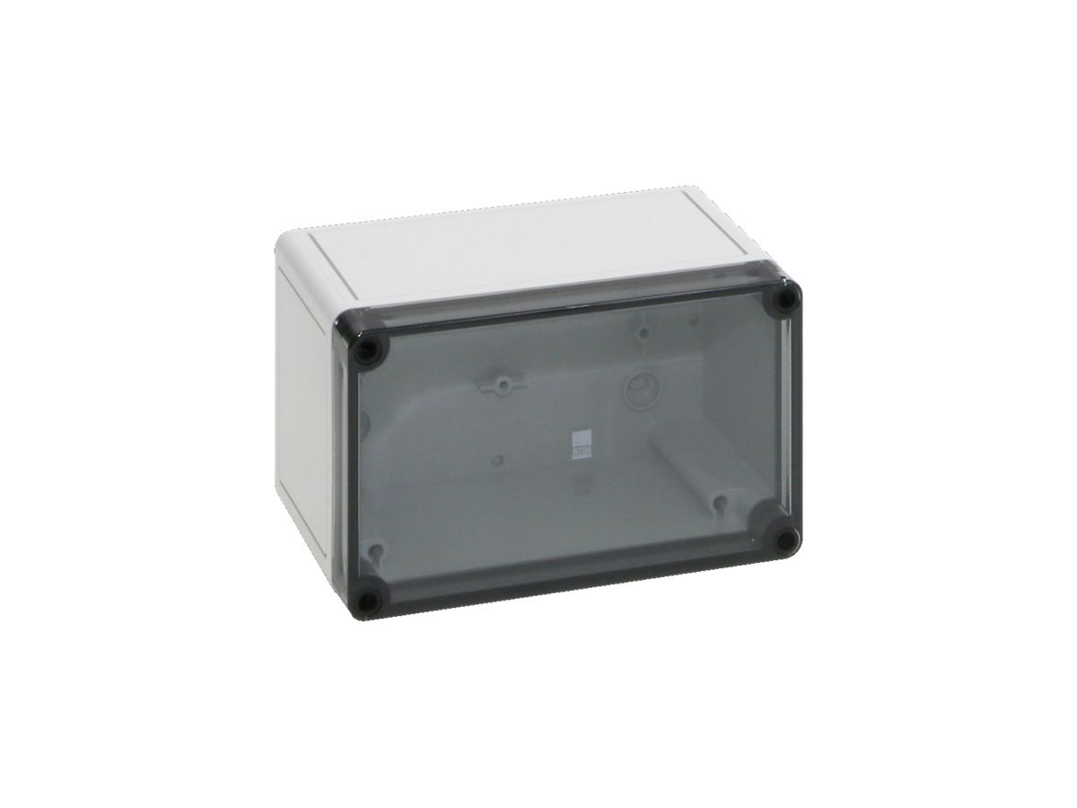 Apparategehäuse Rittal PK 180×110×90mm grau transparent