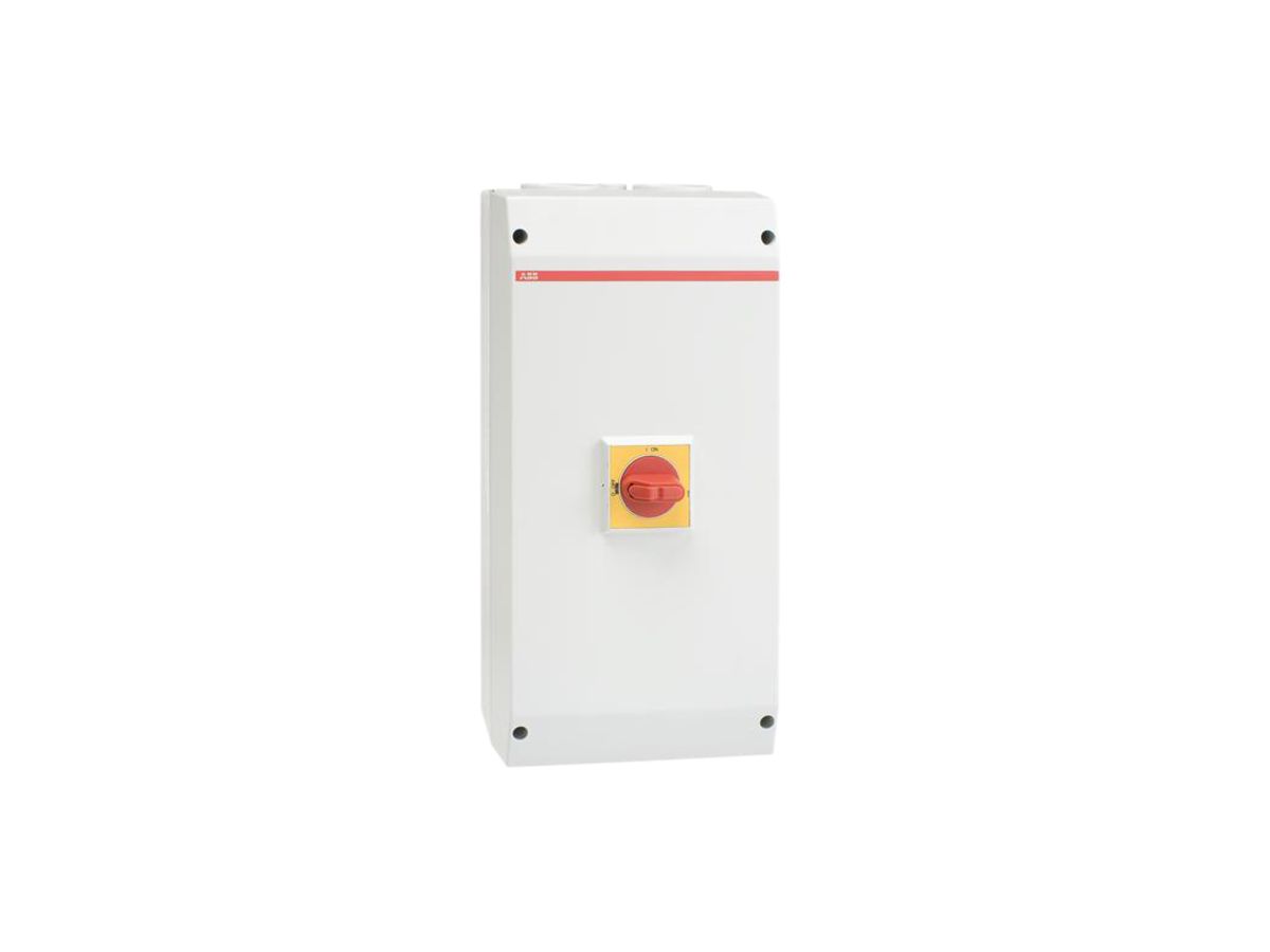 AP-Sicherheitsschalter ABB 3-polig 80A 400V hellgrau-rot-gelb