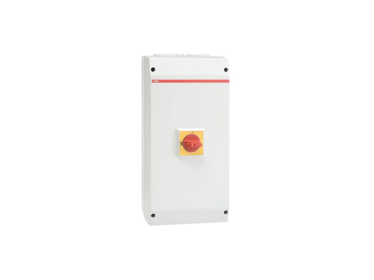 AP-Sicherheitsschalter ABB 3-polig 80A 400V hellgrau/rot/gelb