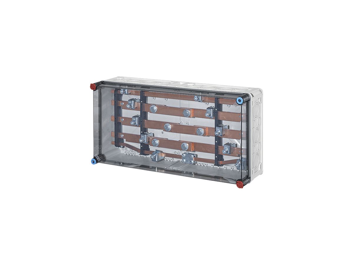 Wandlergehäuse Hensel Mi 2444, 600×300mm, Sammelschiene 400A, 5-polig