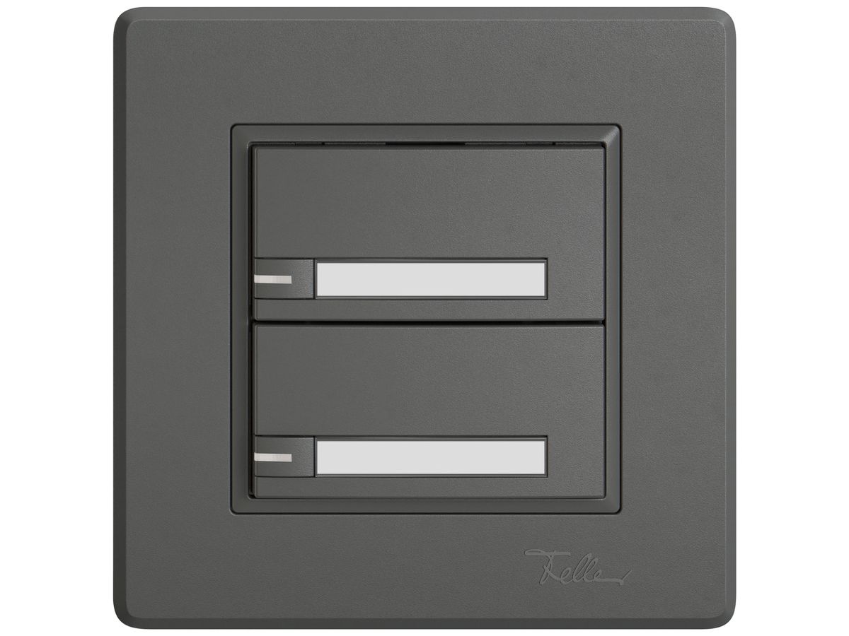 UP-Universaltaster EDIZIO.liv UNI SNAPFIX® 12…48V m.LED blau 2× 1-Tbed.Pap.dgu