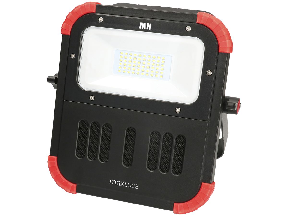 LED-Akku-Arbeitsplatzleuchte MAX HAURI FLOODLIGHT 30 BT 30W 2500lm IP54