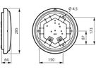 LED-Decken-/Wandleuchte Ledinaire WL070V LED17S/830 PSU MDU II WH