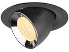 LED-Downlight SLV NUMINOS GIMBLE M 12W 1800lm 3000K WB DALI Ø120 sz/cr