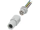 Wanddurchführung PX IPD WD Feldstecker 5P 16A 450V M25 lgu IP66 1m