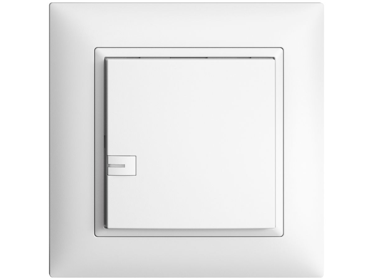 UP-Taster KNX 1-fach EDIZIOdue weiss RGB mit LED