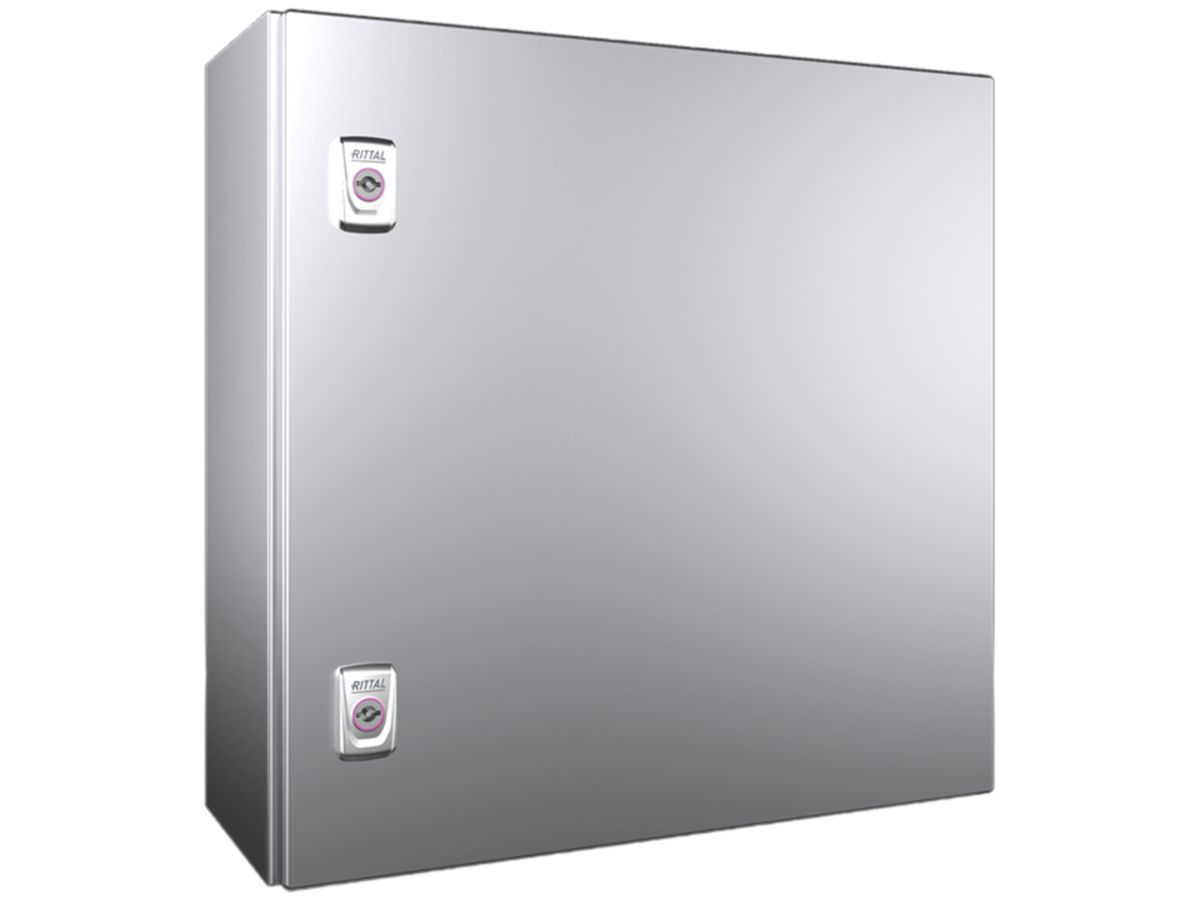 Kompakt-Schaltschrank Rittal AX, 1-türig, IP66, 500×500×210mm, Edelstahl V2A
