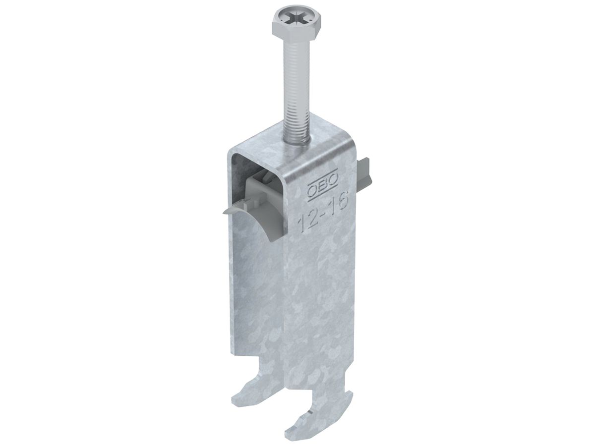 Schnellverleger BET 2056 H-Fuss Kunststoff 12…16mm 3×Kabel Stahl tfZn