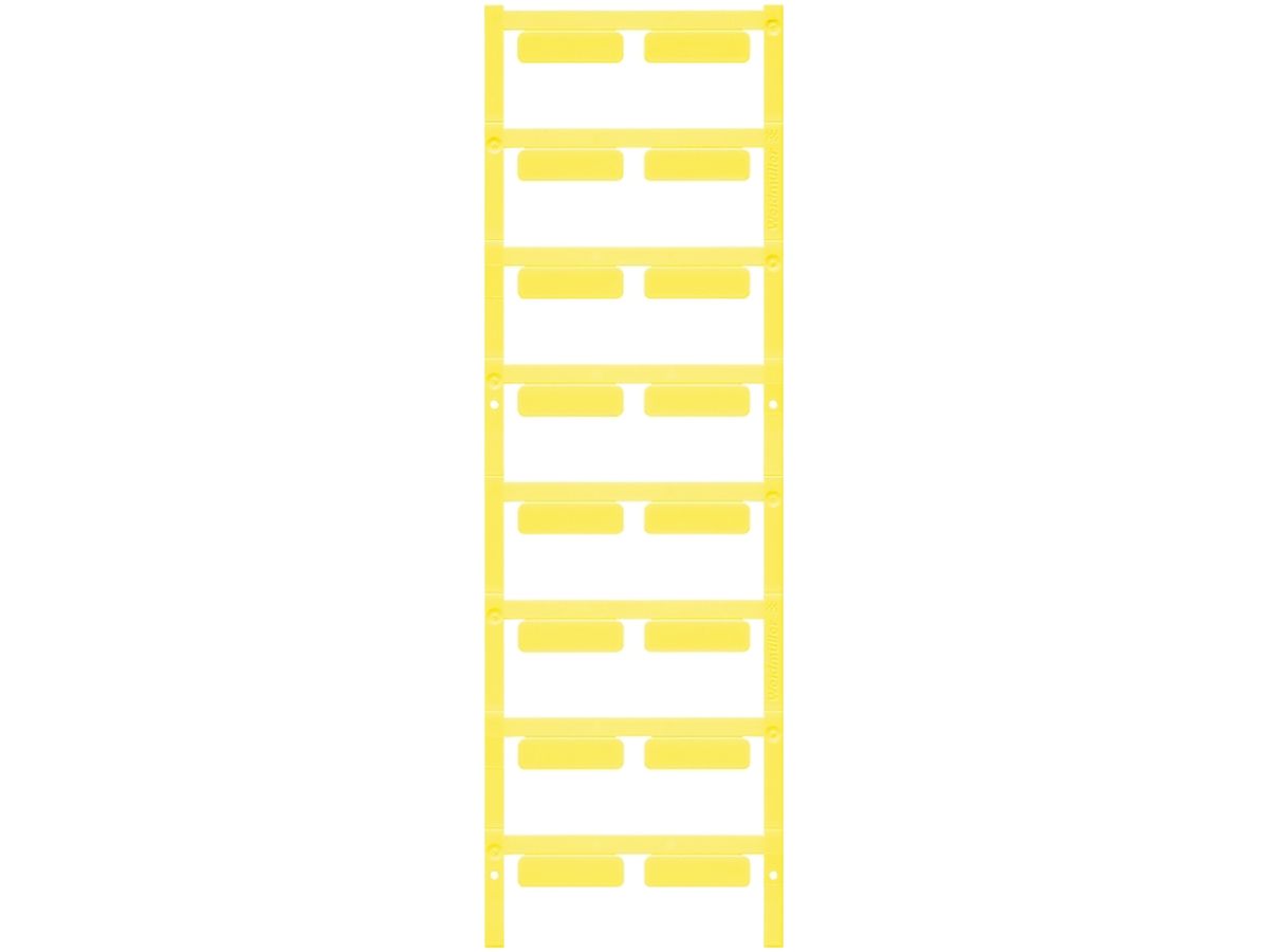 Gerätemarkierer Weidmüller MultiCard SM 8×27mm PA66 gelb