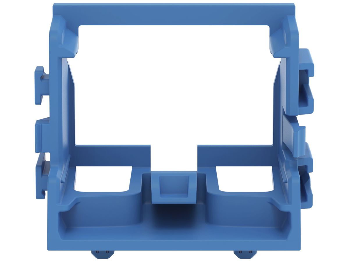 Befestigungsadapter WAGO o.Zugentlastung für 10×4mm² Rastfuss bl