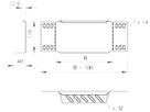 Reduzierwinkel/Endblech Bettermann 110×400mm zu MKS-Kanal