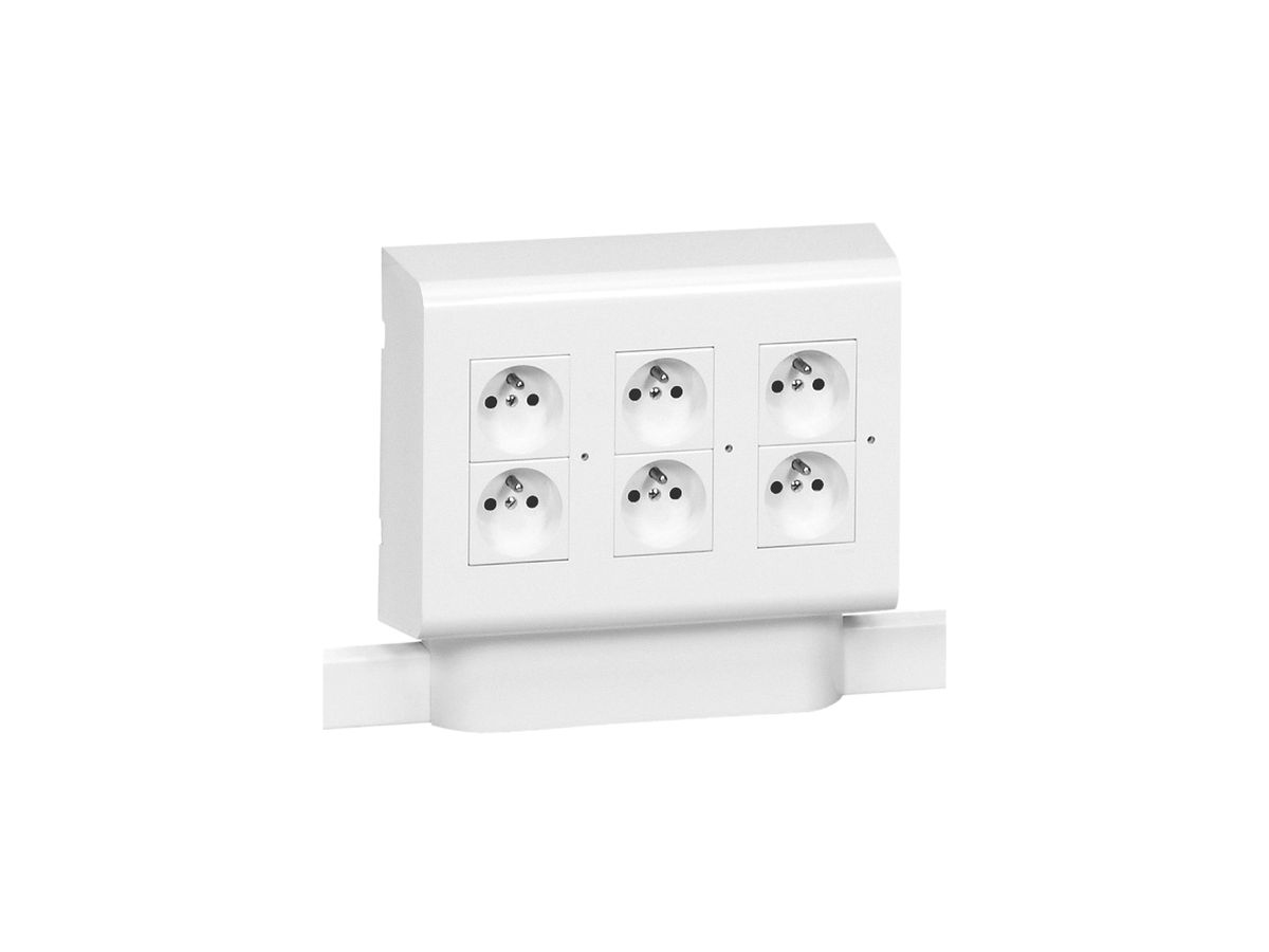 AP-Rahmen Mosaic 12 Module DLPlus weiss