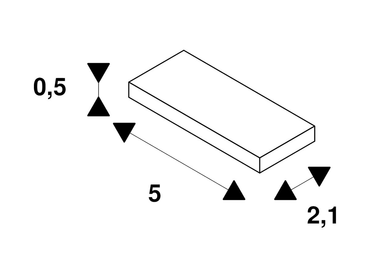 Seilabhängung SLV HIGHBAY Edelstahl 1500mm