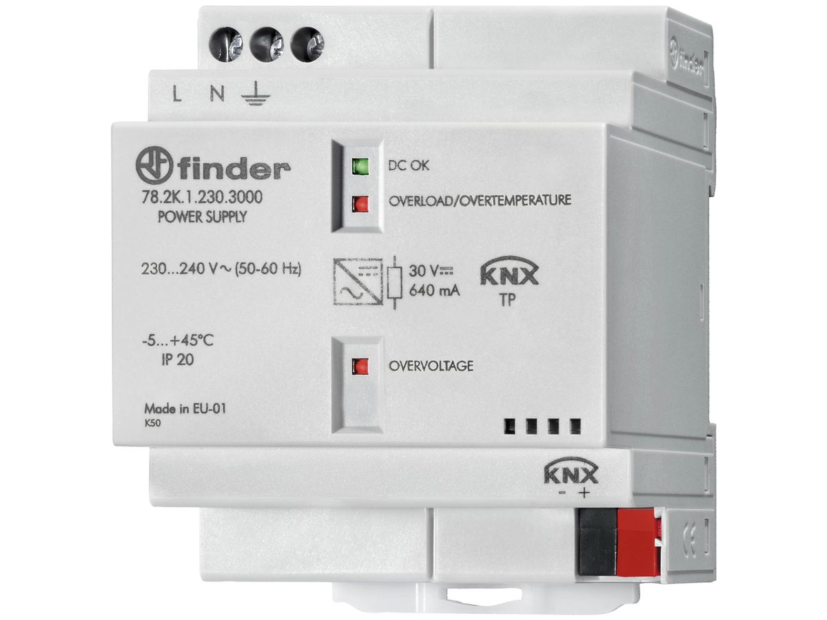 REG-KNX-Spannungsversorgung Finder, 640mA/30VDC