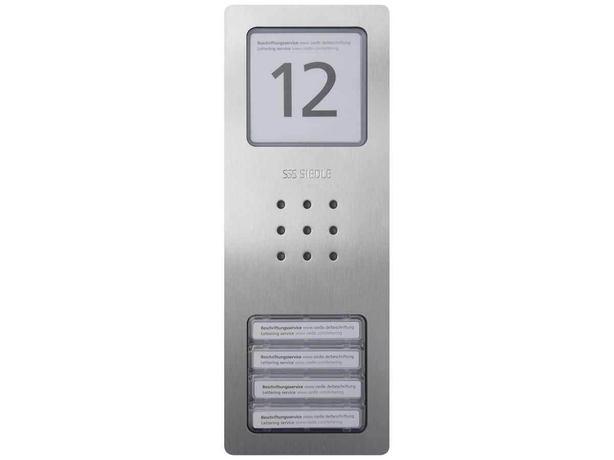 Aussenstation Audio Siedle Compact Bus-System 4 12VAC 226×82×29mm IP54