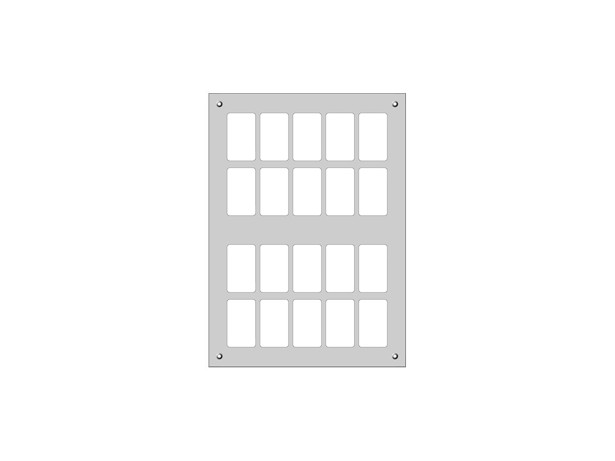 EB-Kopfzeile für Kombination 4×5 FLF alu