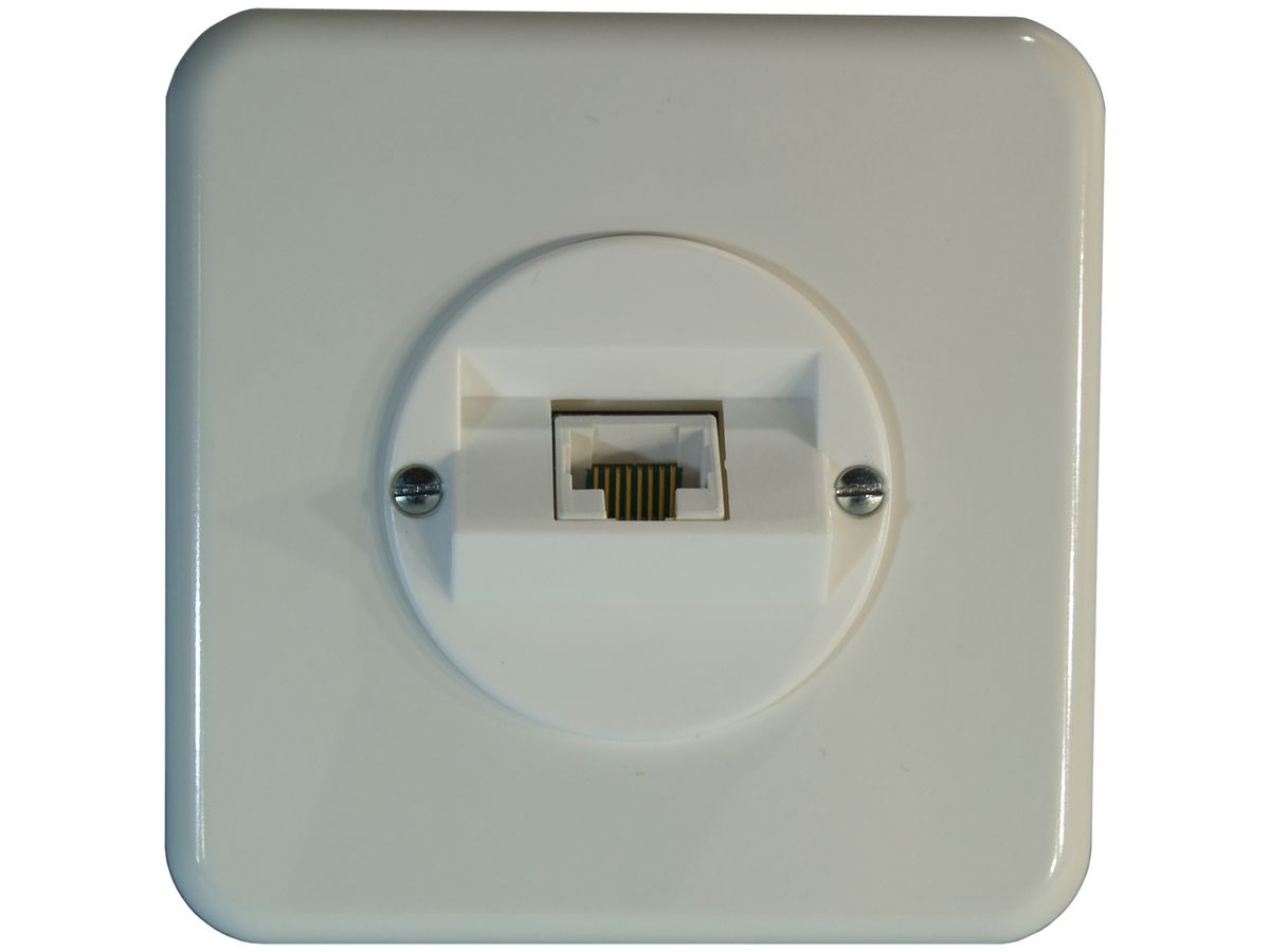 UP-Anschlussdose PMI 43 1RJ45 weiss