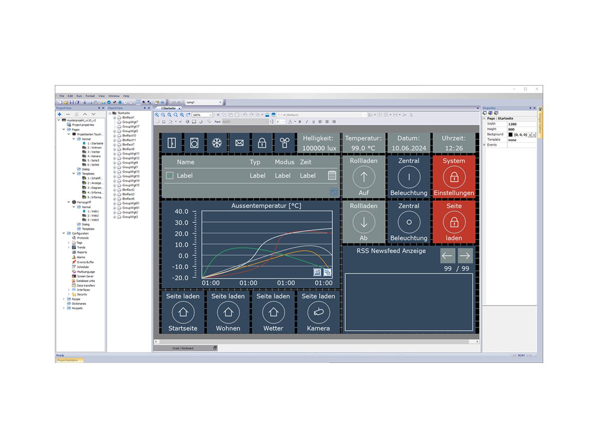 Software KNX MDT VCS-PRO.04 Visualisierung mehrsprachig