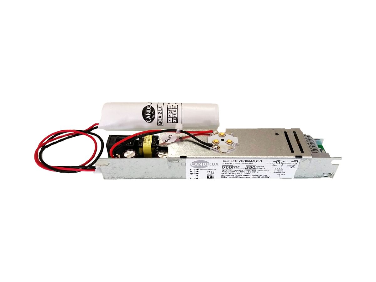 Notlichtset LED NLS CLX LED 350BM-1 5.1 mit Akku 1h