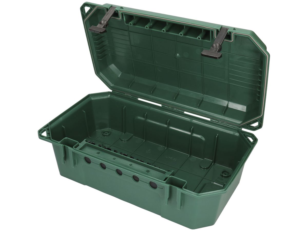 Schutzschachtel Max Hauri SAFETY-BOX 386×227×137mm IP55 grün