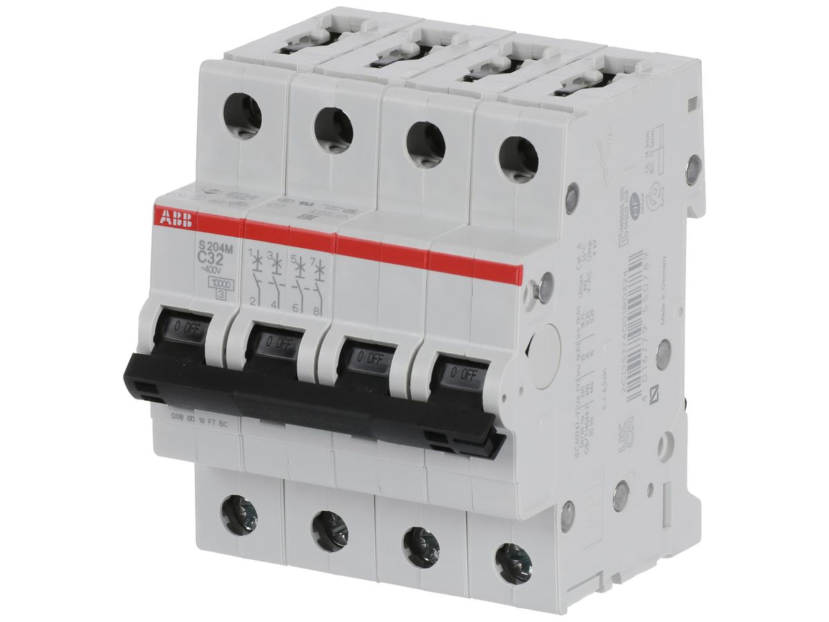 Leitungsschutzschalter ABB S204M-C32 32A C 10kA