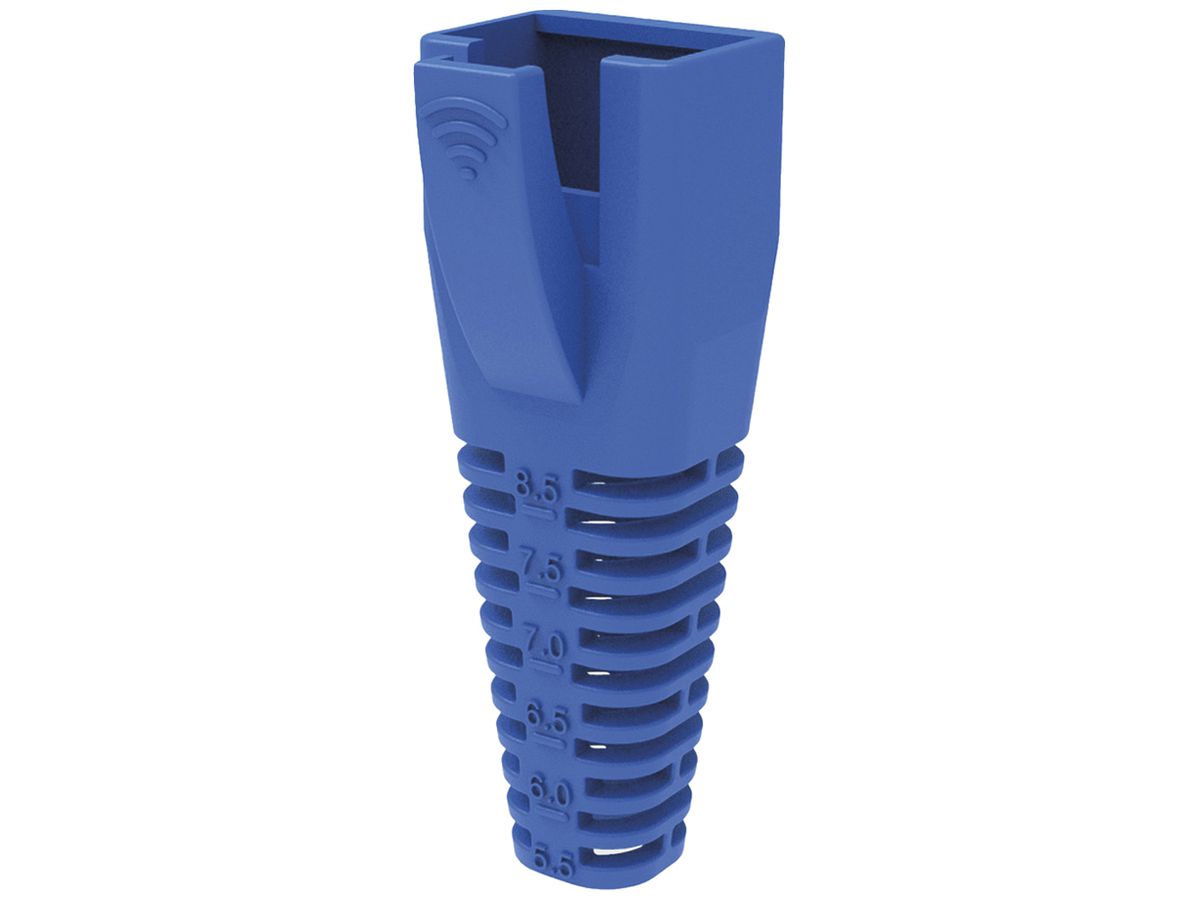 Knickschutz ROLINE RJ45 Ø8.5mm Kunststoff blau 10Stk.