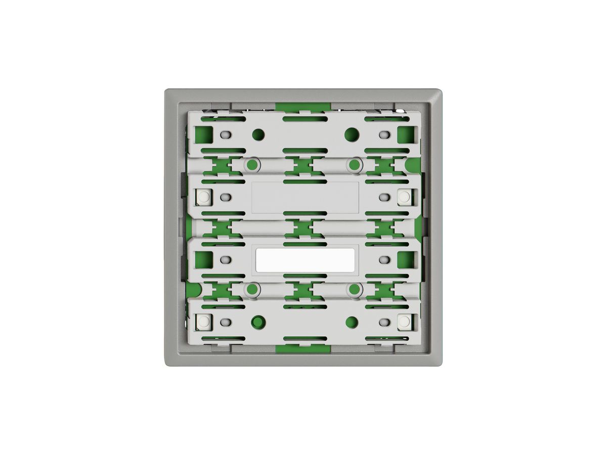 Frontplatte EDIZIO.liv UNI SNAPFIX® 60×60mm hellgrau