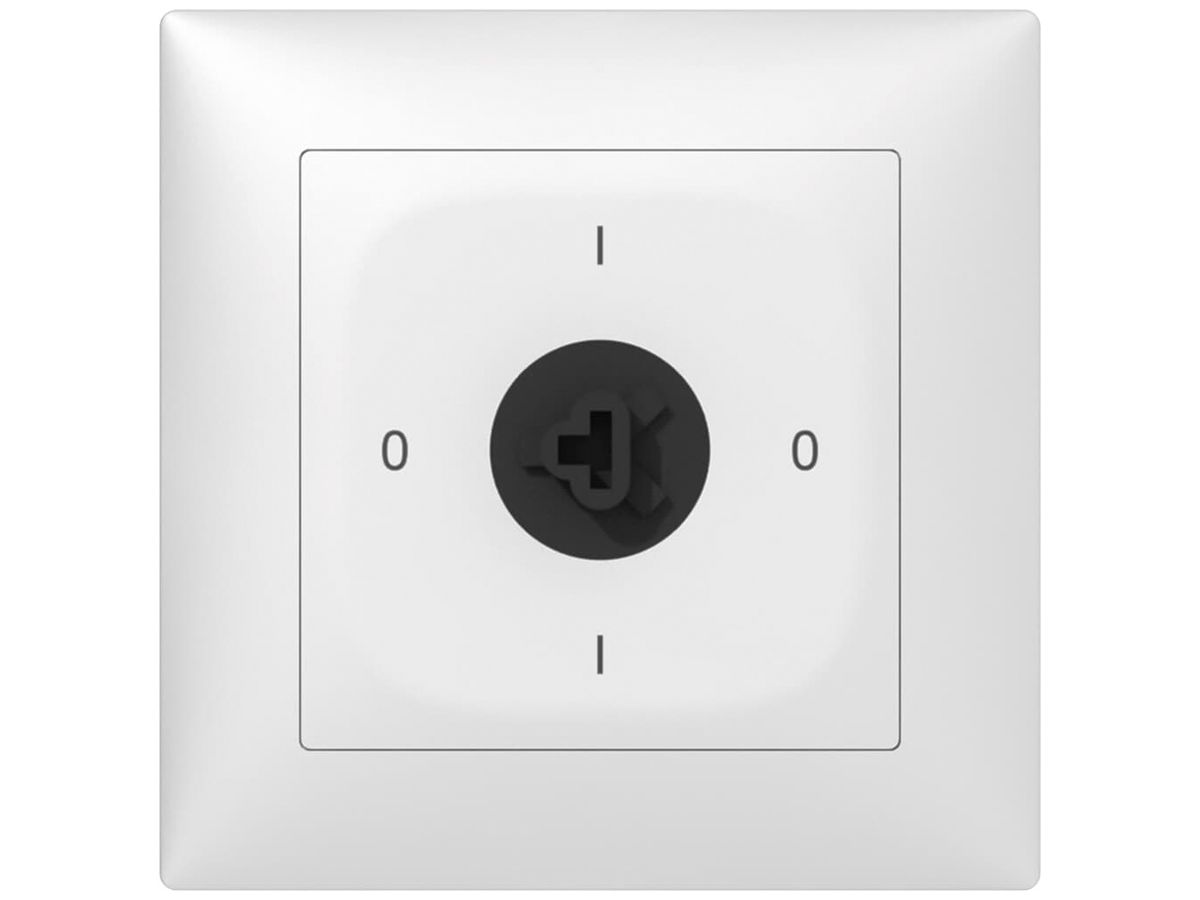 UP-Drehschalter SIDUS B 0/2L SS weiss