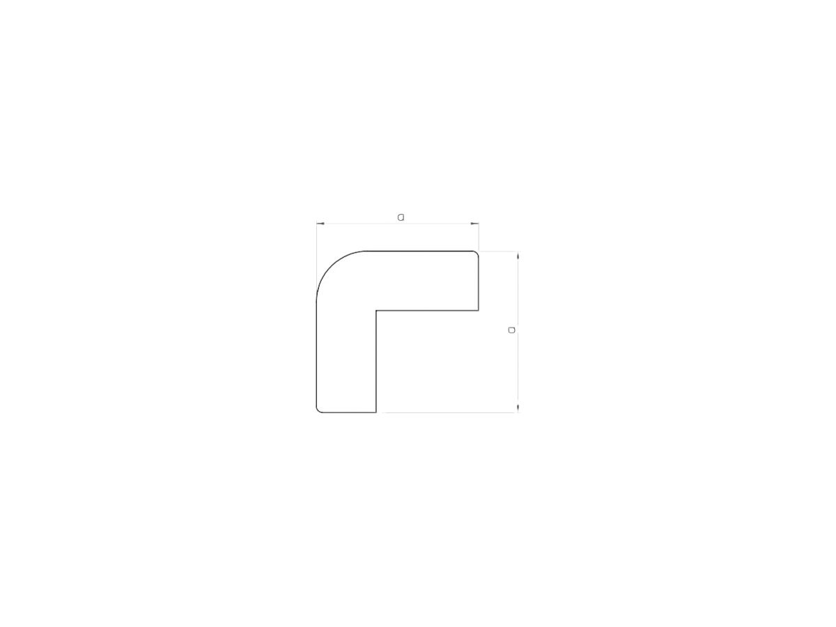 Ausseneck Bettermann zu Installationskanal WDK reinweiss 10×30mm