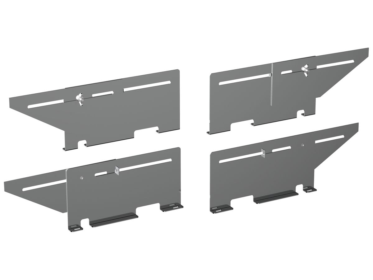 Montagebügel Sylvania Quantum 160×80×10mm Stahl grau 4 Stk