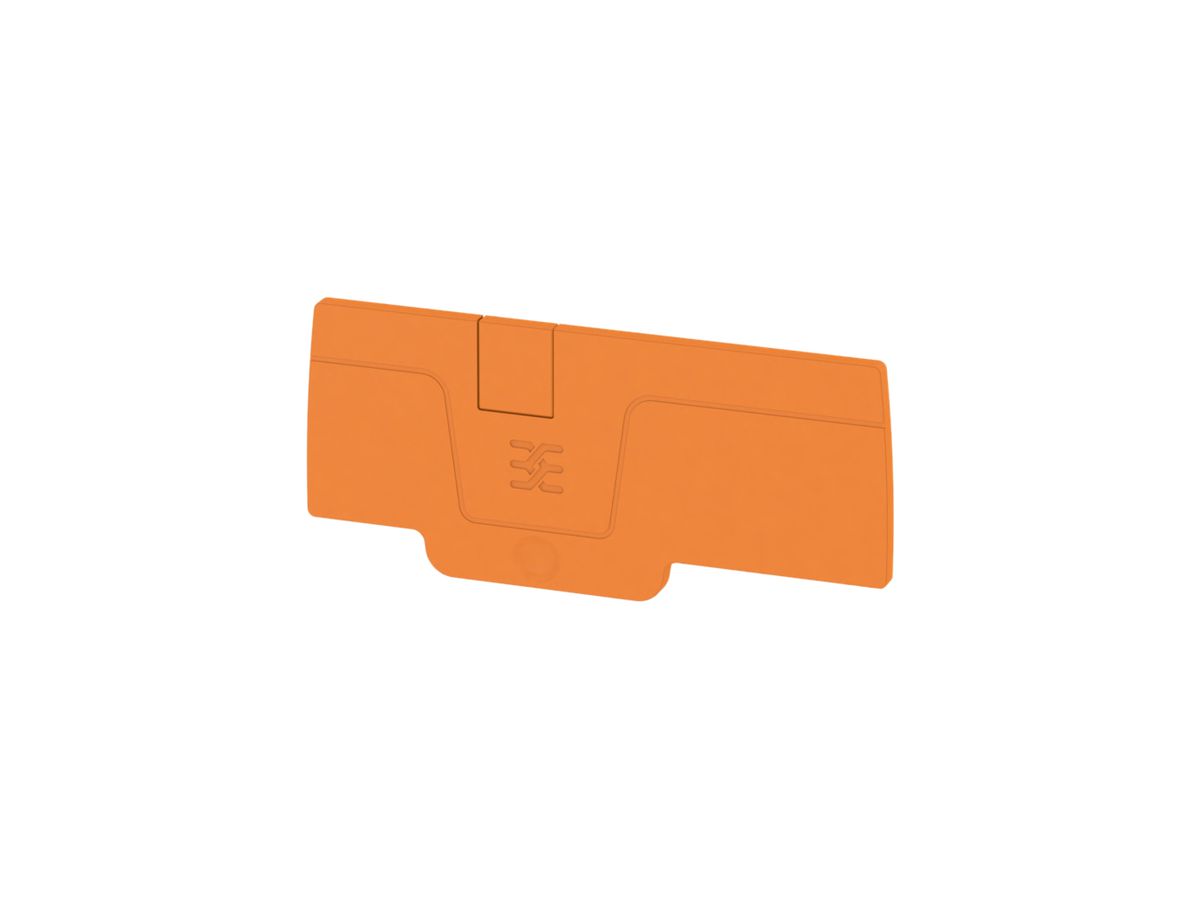 Abschlussplatte Weidmüller A-Reihe AEP 3C 4 71.9×2.1mm, orange