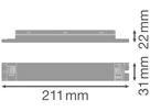 LED-Betriebsgerät LEDVANCE DR DS-P 22…42W 40…220V 100…475mA ON/OFF