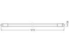 LED-Röhre LEDVANCE G13 16W 2160lm 3000K DIM 1200mm T8 mattiert