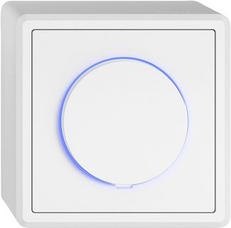 AP-Dimmer EDIZIO.liv SNAPFIX® bel.bl Universal 20…420W/20…420VA ws