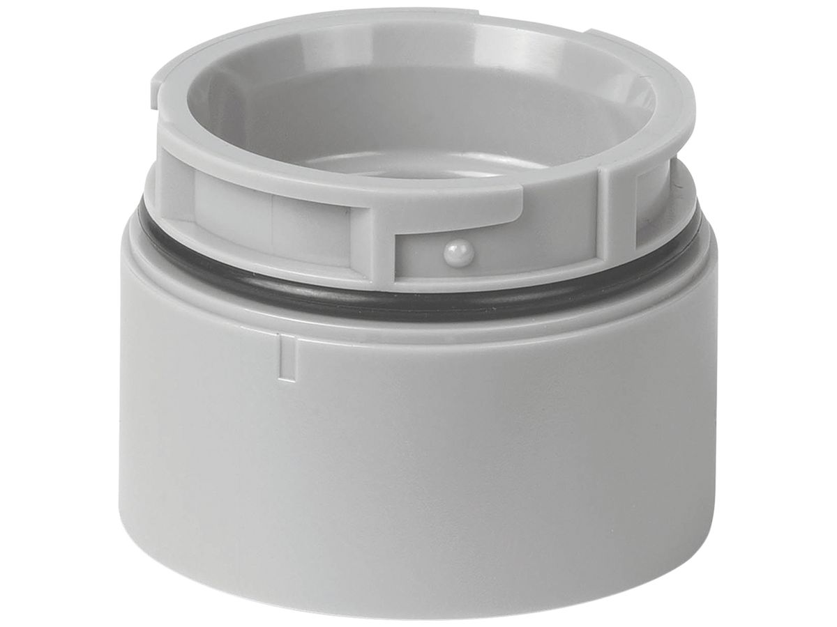 Adapter für Bodenmontage WERMA BWM, grau
