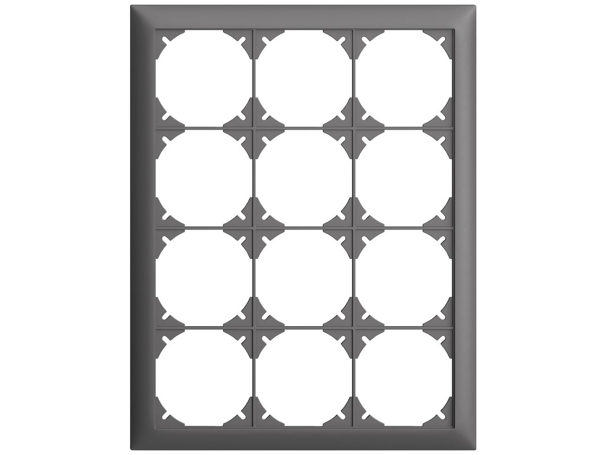 UP-Kopfzeile EDIZIOdue SNAPFIX® 4×3 vertikal 208×268mm dunkelgrau