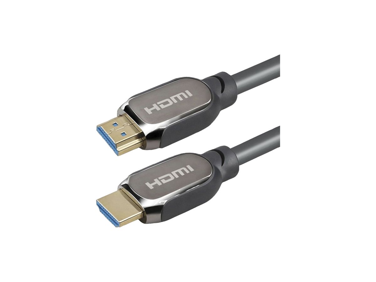HDMI-Kabel ROLINE ATC 8K@60Hz (HDMI 2.1) HDR 3D Ethernet schwarz 1m