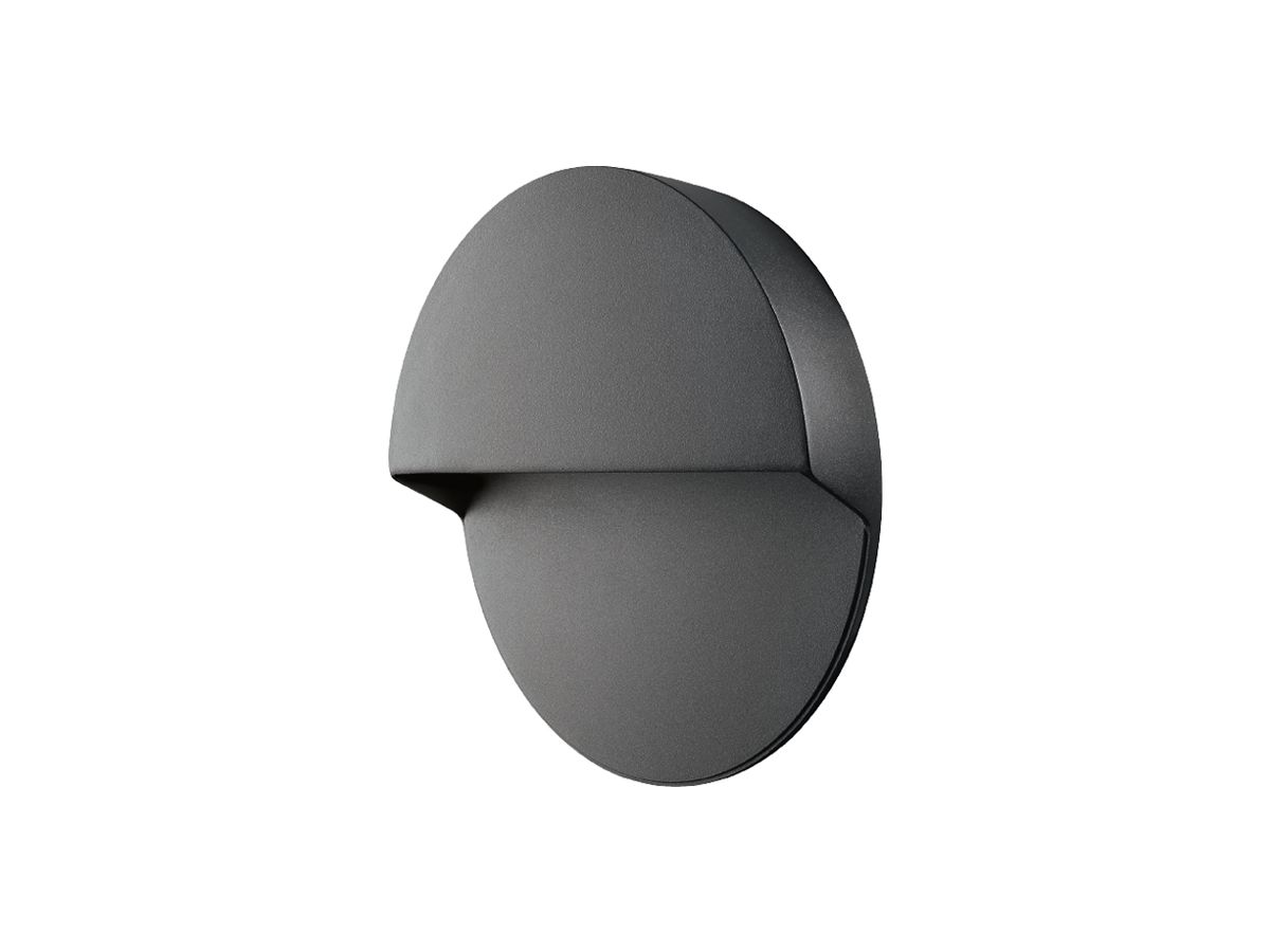 LED-Wandleuchte SG Arlon Round 10W 840lm 830 IP65 DIM Ø270×47mm schwarz