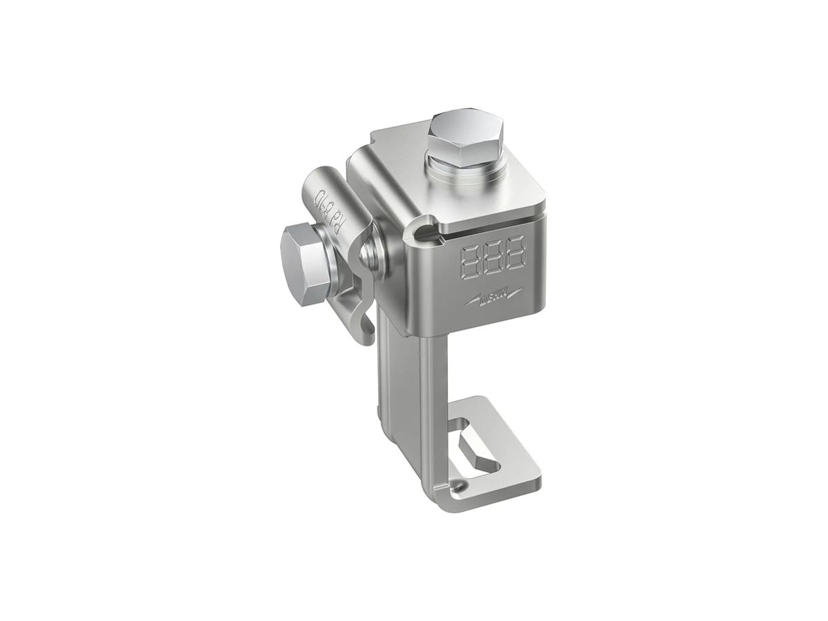 Anschlussklemme DEHN/elvatec doppelt 36…52mm Edelstahl 304 (V2A)