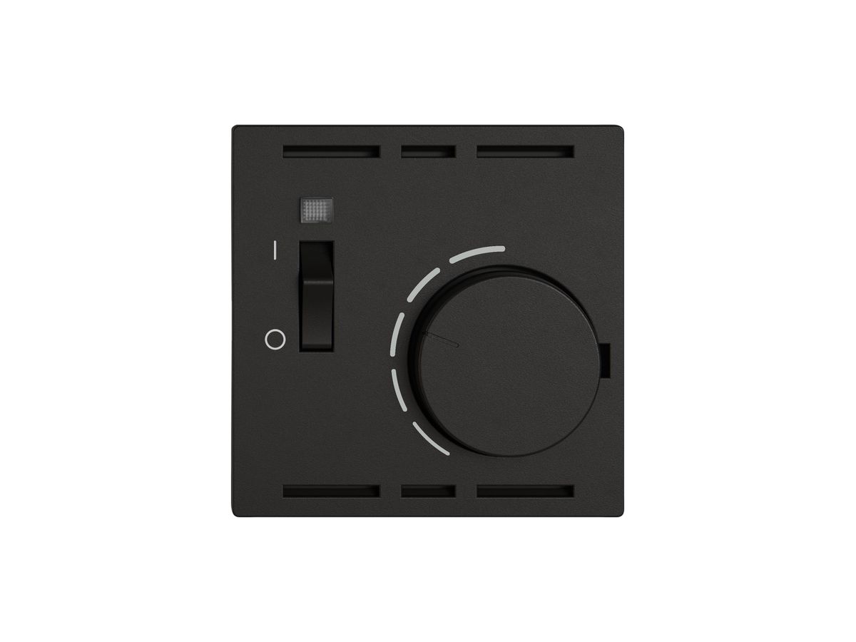 Raumthermostat EDIZIO.liv SNAPFIX® m.Schalter 230VAC 50Hz sz
