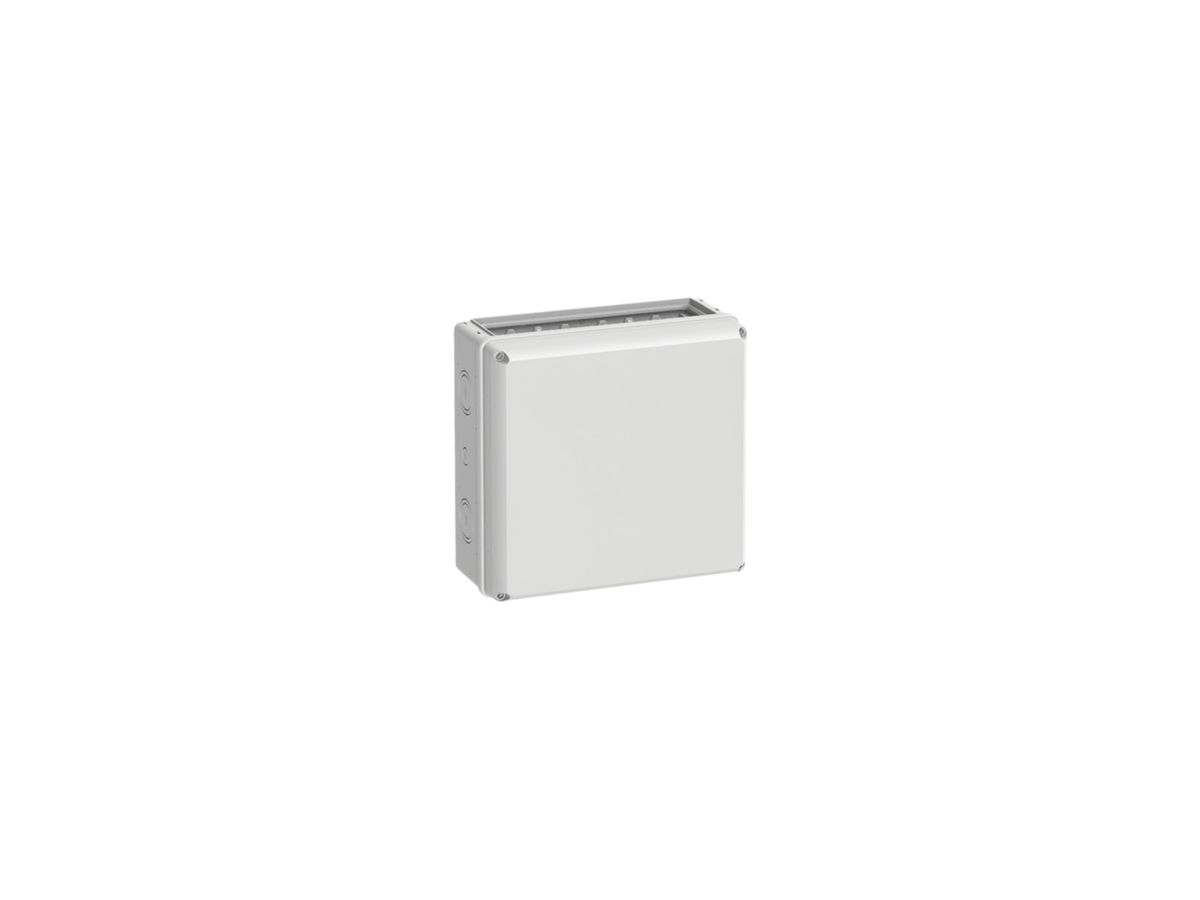 Leergehäuse DEM AK-F 14 L-g IP65 PC 315×300×147mm AK-Air Deckel grau