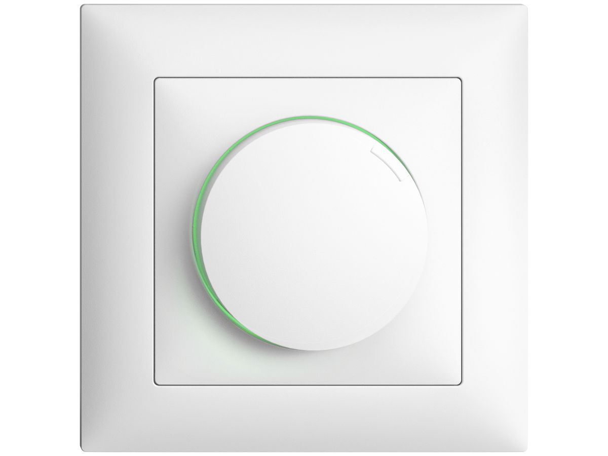 UP-LED-Universal-Drehdimmer EDIZIOdue FMI, 4…200W/400W/VA weiss, LEDgn