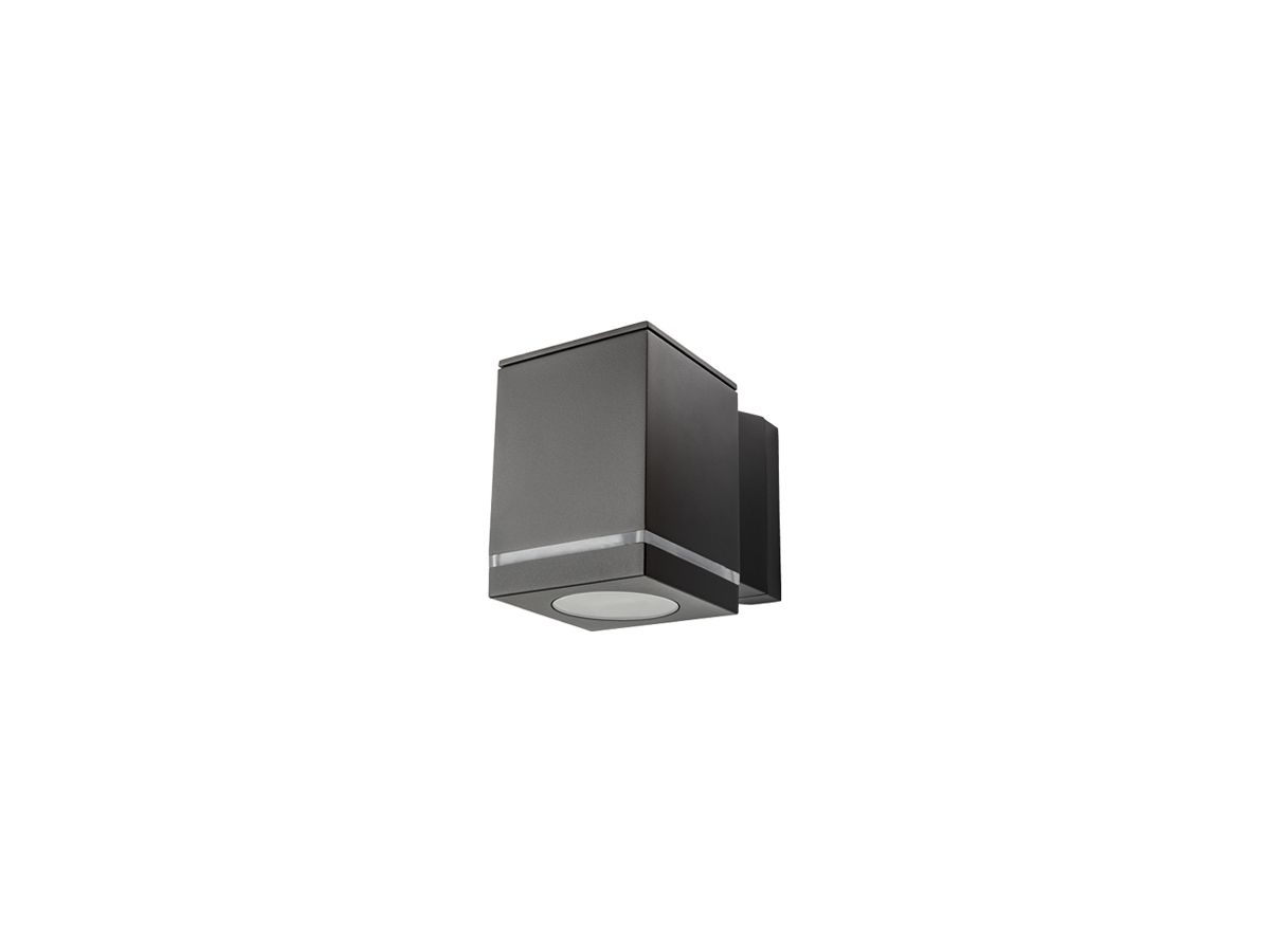 Wandleuchte SG Echo GU10 1×6.2W 350lm 830 IP54 DIM direkt 147×90×124mm anthrazit