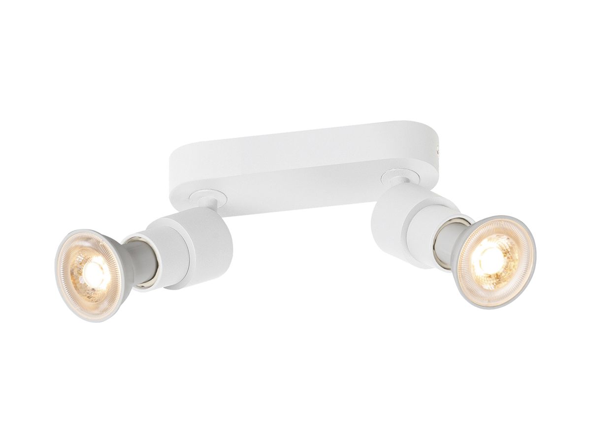 Spot SLV PURI 2.0 Basic CW GU10 2×6W DIM 150×42×96mm weiss