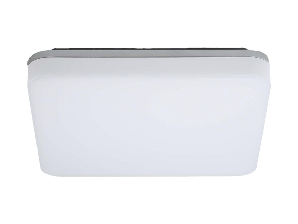 LED-Decken-/Wandleuchte SLICE SQUARE 10/18/24W 3000/4000K 2800lm IP54 HF silber